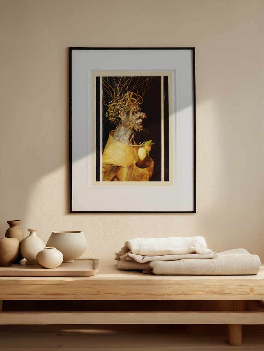 Winter (1573) by Giuseppe Arcimboldo – Vintage Italian Mannerist Art Print