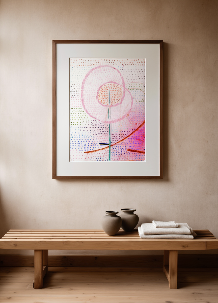 Flourishing – Paul Klee (1925) | Abstract Botanical Art Print
