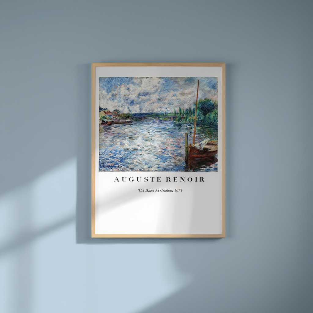 Auguste Renoir - The Seine at Chatou Poster