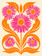 Blooming Botanicals – 6 Floral Prints | Mix & Match Wall Art Collection - Hakyarts