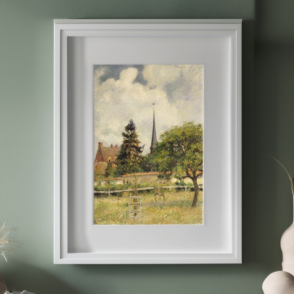 Camille Pissaro - The Church at Eragny