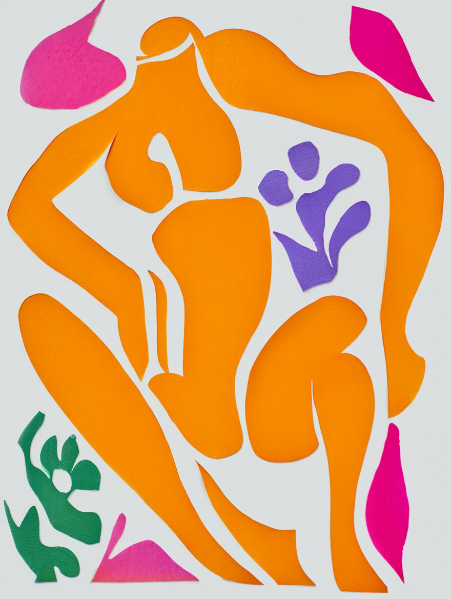 Matisse Figurative – Set of 5 Abstract Prints