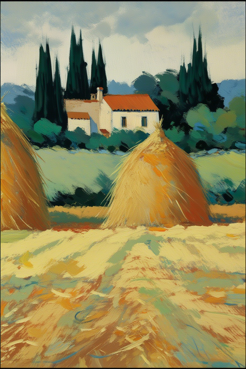 Gauguin Colorful Figures – 4 Prints Mix & Match