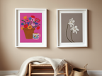 7 Floral Blooms – Mix & Match Art Prints Collection - Hakyarts