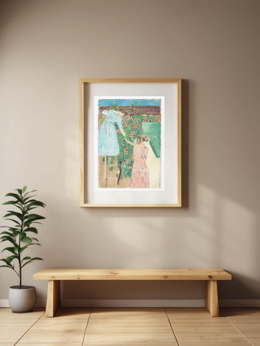 Mary Cassatt - Gathering Fruit