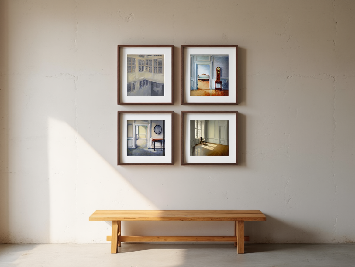 Hammershøi Quiet Spaces – 4 Prints Mix & Match