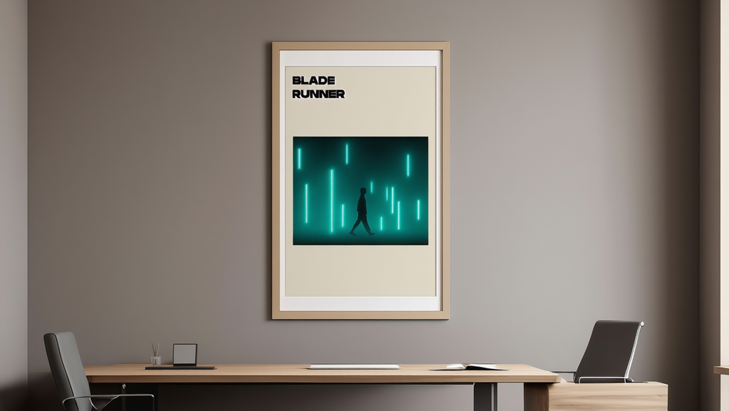 Blade Runner Poster – Futuristic Sci-Fi Movie Wall Art