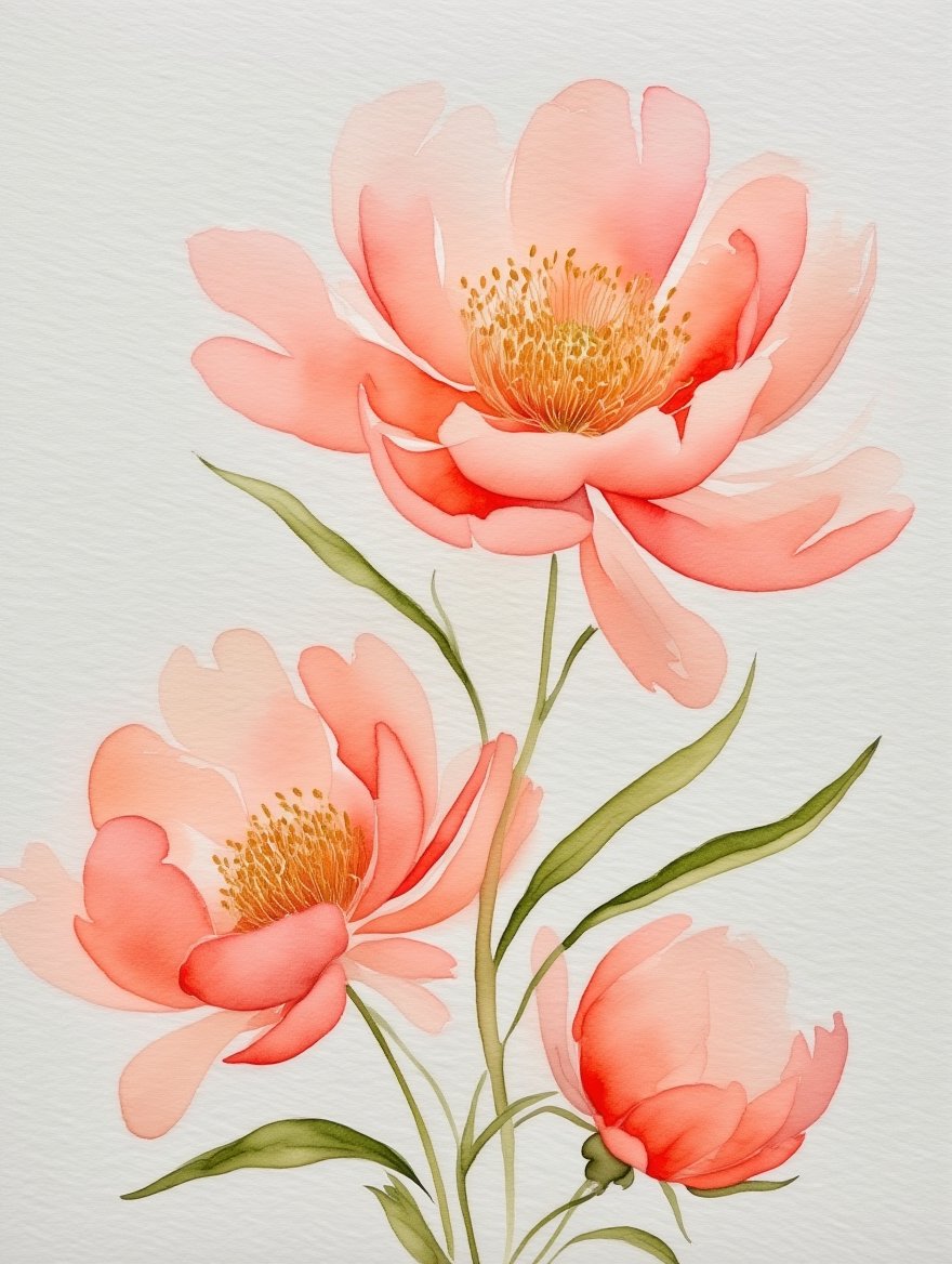 Floral Harmony – 5 Fine Art Prints