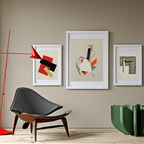El Lissitzky – 3 Modernist Prints | Geometric Art Collection - Hakyarts