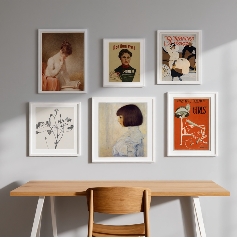 Classic Nostalgia – 5-Piece Vintage Wall Art Set
