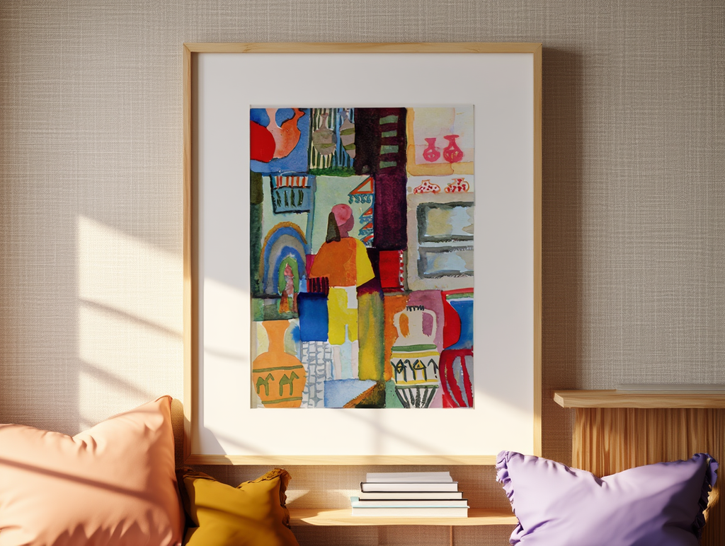 August Macke – Marchand de cruches | HakyArts