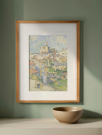 Gardanne – Paul Cézanne Poster | Post-Impressionist Landscape Art Print