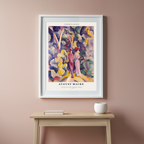 Couple on the Forest Track by August Macke – Expressionist Art Print