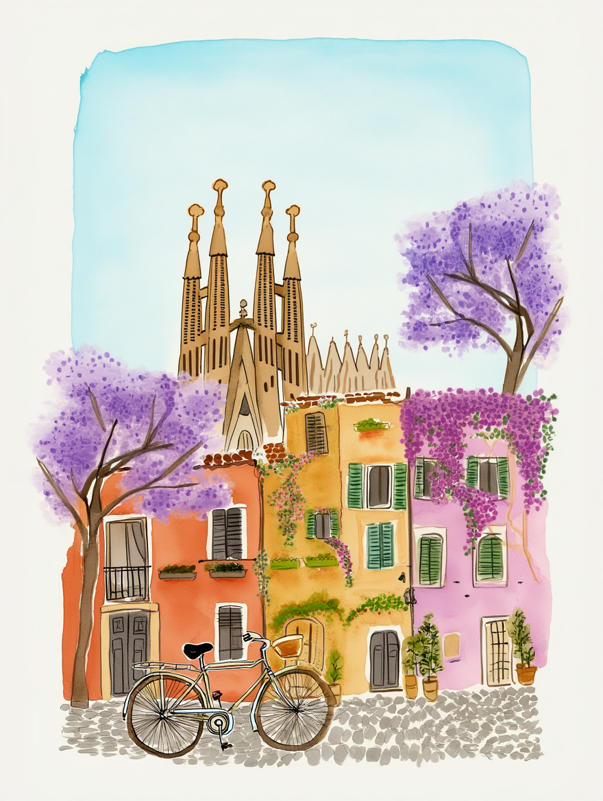 Weekend Getaway Collection – 4 Travel City Illustrations