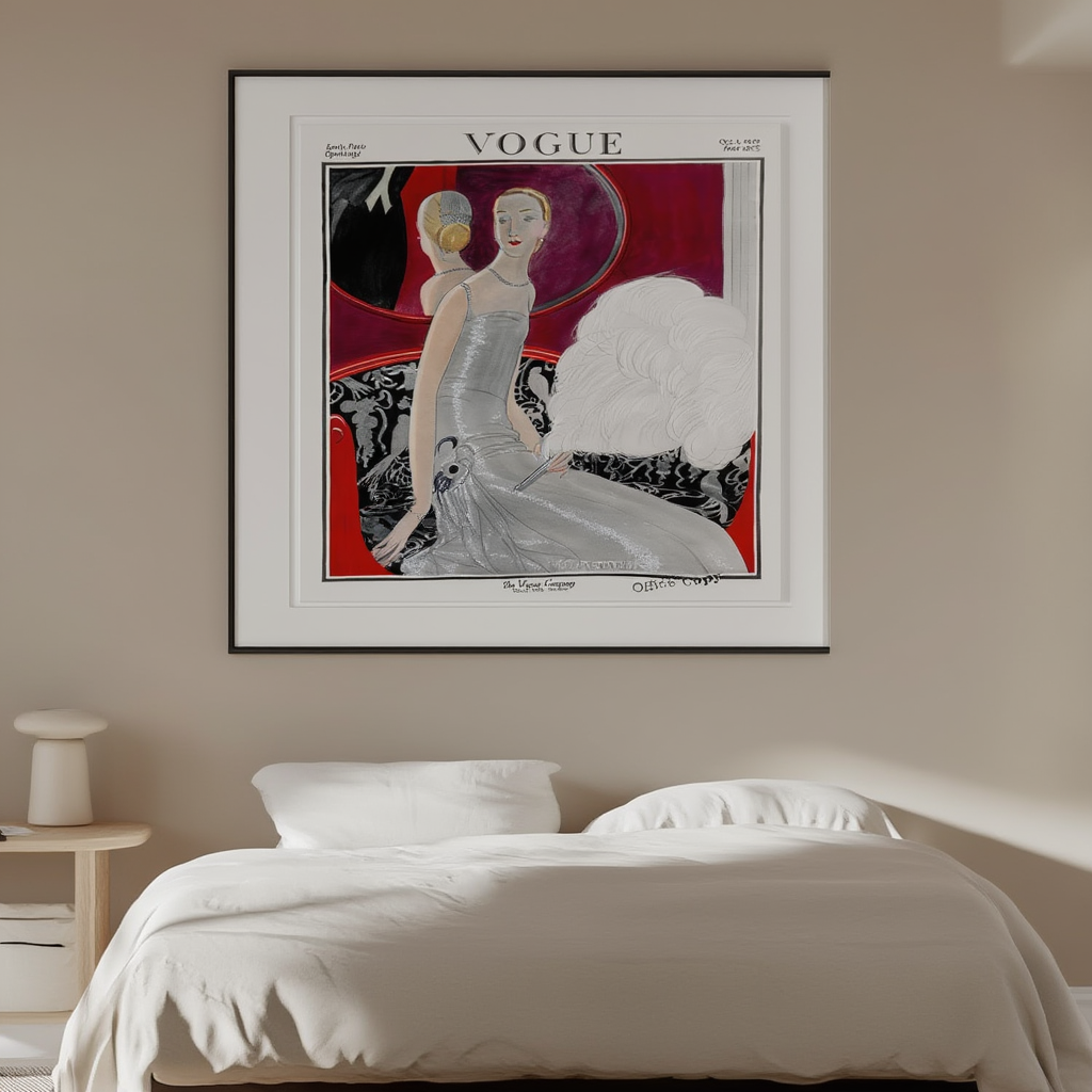 Vogue October 1, 1922 – Vintage Fashion Illustration Poster