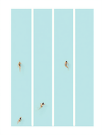 Set of 4 Duck Illustrative Prints – Swimming & Olives – Whimsical Wall Art - Hakyarts