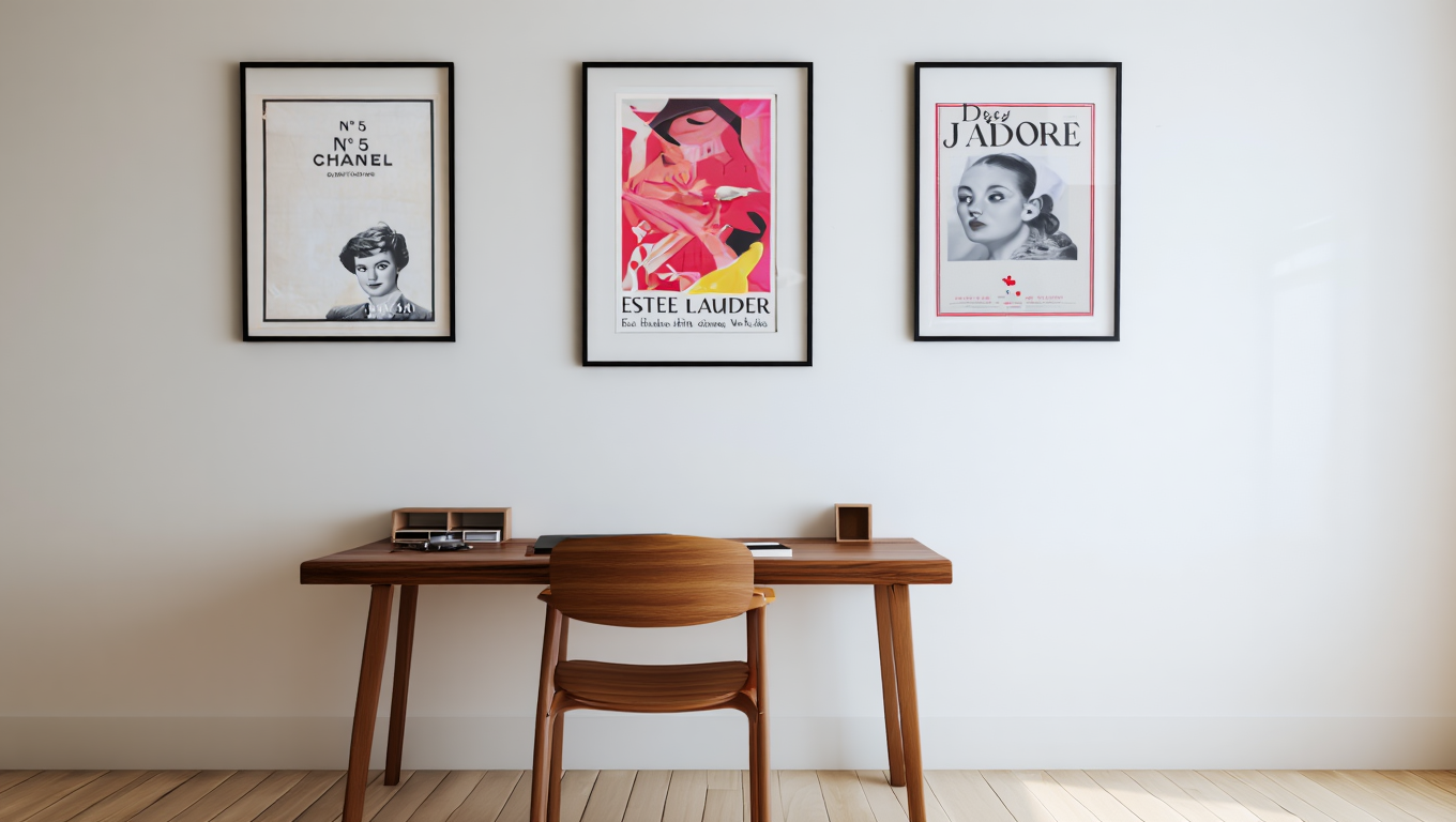 Retro Dreams – Set of 3 Vintage Bedroom Art Prints