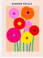 Set of 3 Floral Prints – Spring Meadow, Summer Petals, Garden Blooms - Hakyarts