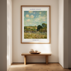 The Meadow – Alfred Sisley Poster | Impressionist Landscape Art Print - Hakyarts