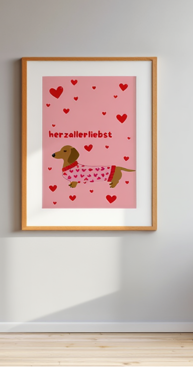 Herzallerliebst – Floating Hearts Poster