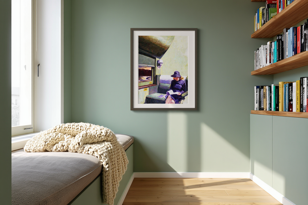 Edward Hopper – Compartment C Art Print