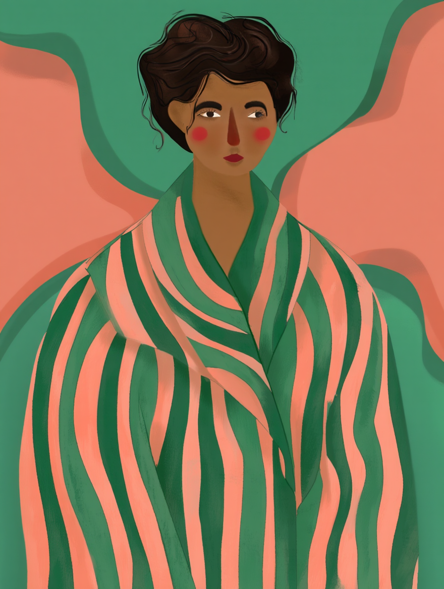 4 Modern Portrait Prints – Colorful Black Woman Art Collection for Gallery, Living Room & Bedroom Decor