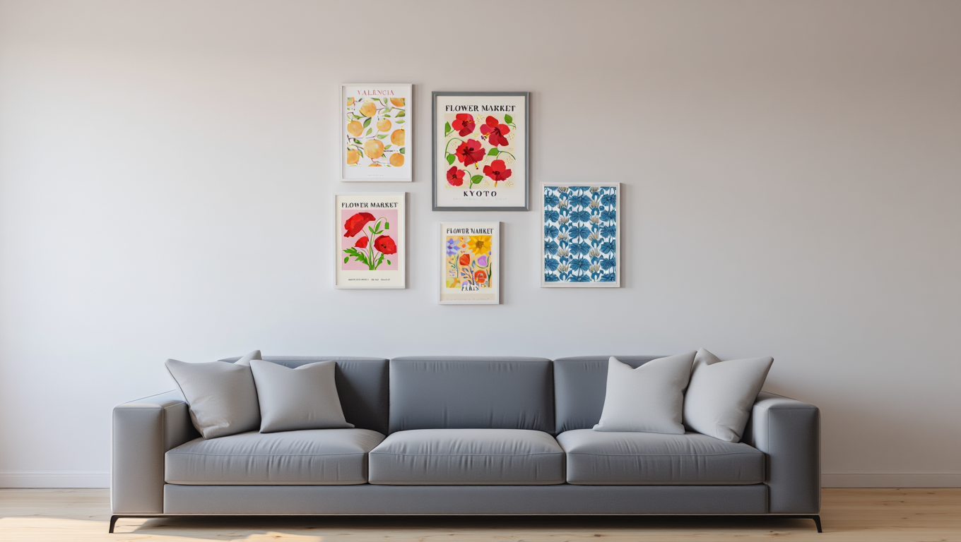 Market Blooms: 5 Colorful Flower Prints to Brighten Your Walls