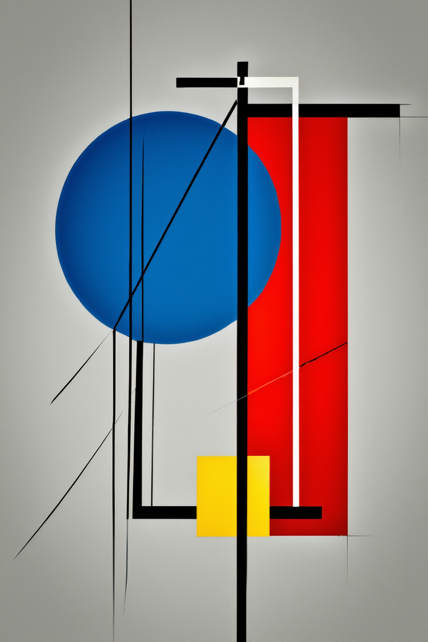 László Moholy-Nagy – 4 Prints | Modernist Bauhaus Art Collection
