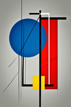László Moholy-Nagy – 4 Prints | Modernist Bauhaus Art Collection - Hakyarts