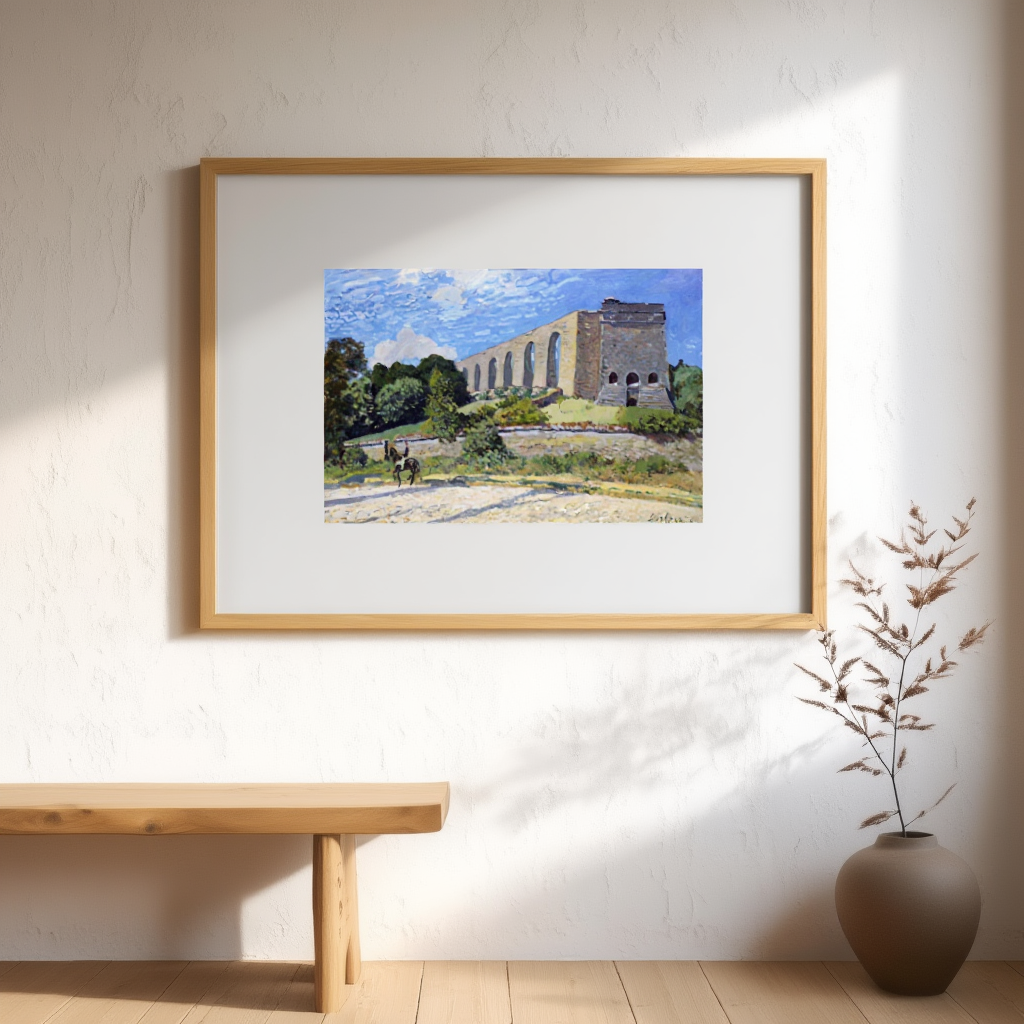 Alfred Sisley - The Aqueduct at Marly