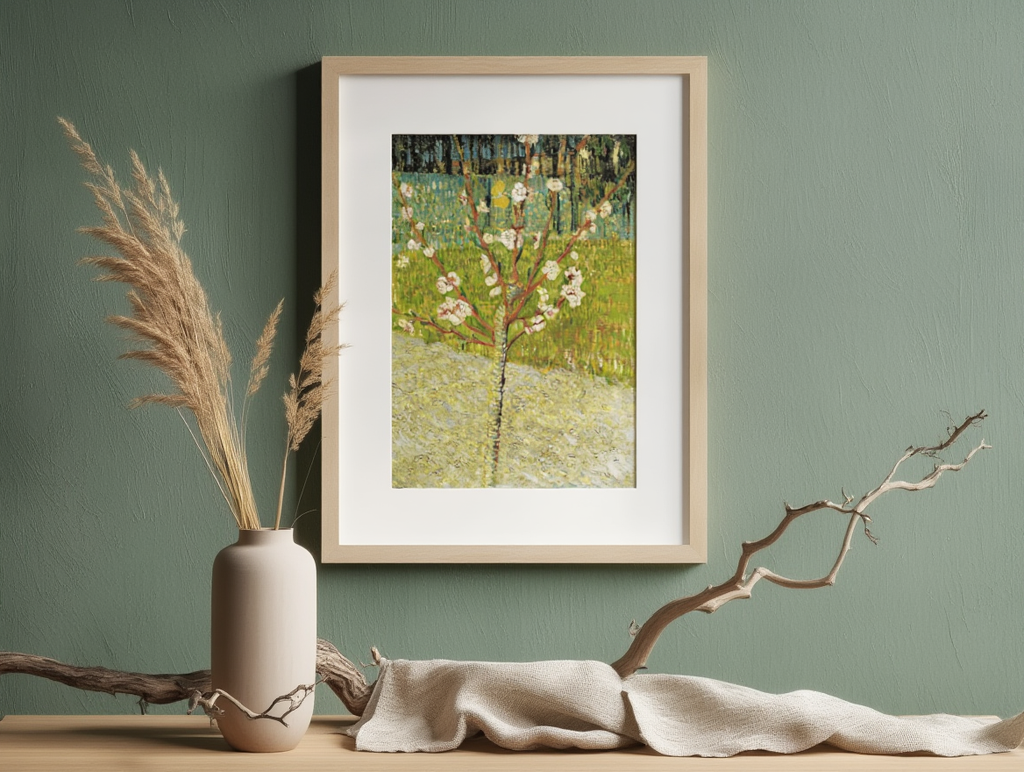 Vincent Van Gogh – Almond Tree in Blossom | Bright Impressionist Spring Art Print