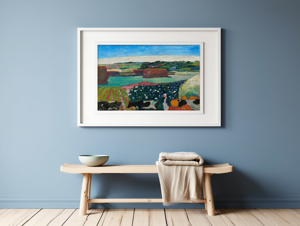 Paul Gauguin - Haystacks in Brittany