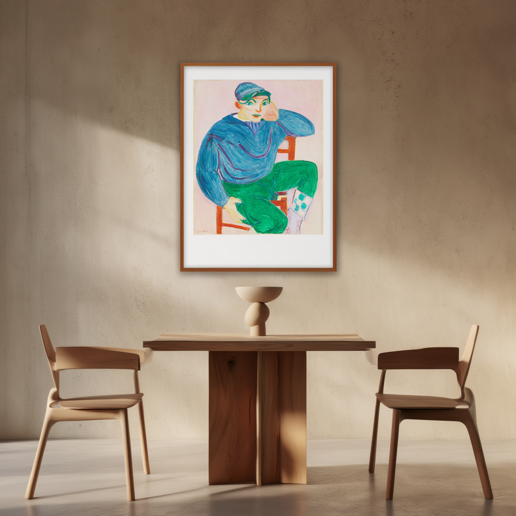 Henri Matisse – Young Sailor II | Bold Modernist Portrait Art Print