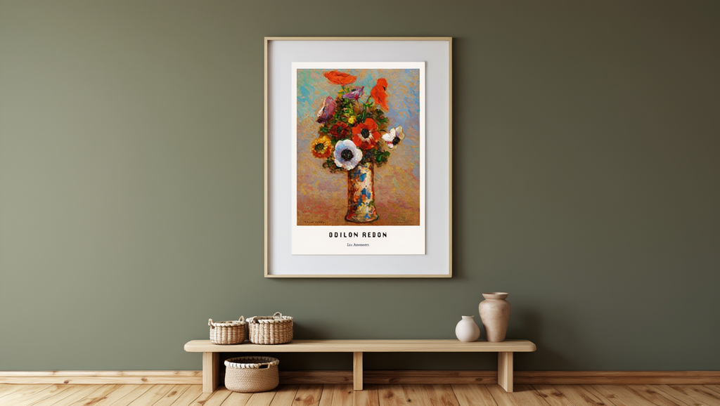 Odilon Redon - Les Anemones Poster