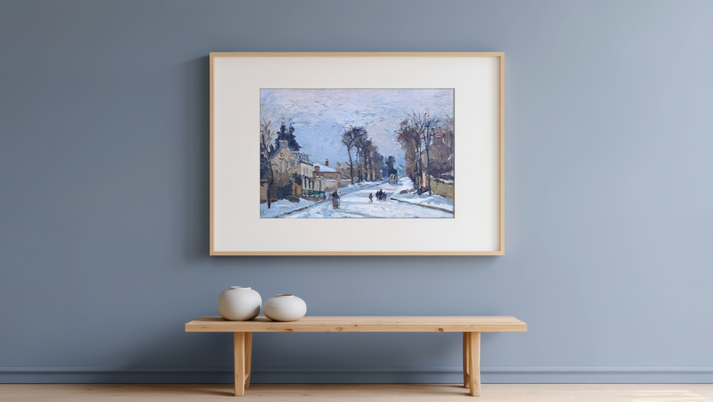 Camille Pissarro - The Road to Versailles at Louveciennes