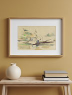 Laveuses – Paul Cézanne Poster | Post-Impressionist Genre Scene Art Print