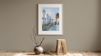 Terrace and Observation – Vincent van Gogh Poster | Post-Impressionist Landscape & Urban View Art Print