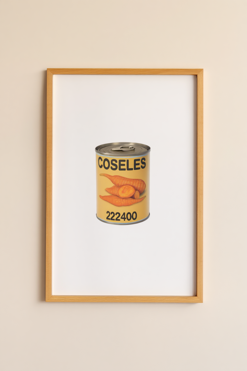 4 Retro Canned Food Prints – Vintage Kitchen Wall Art Collection