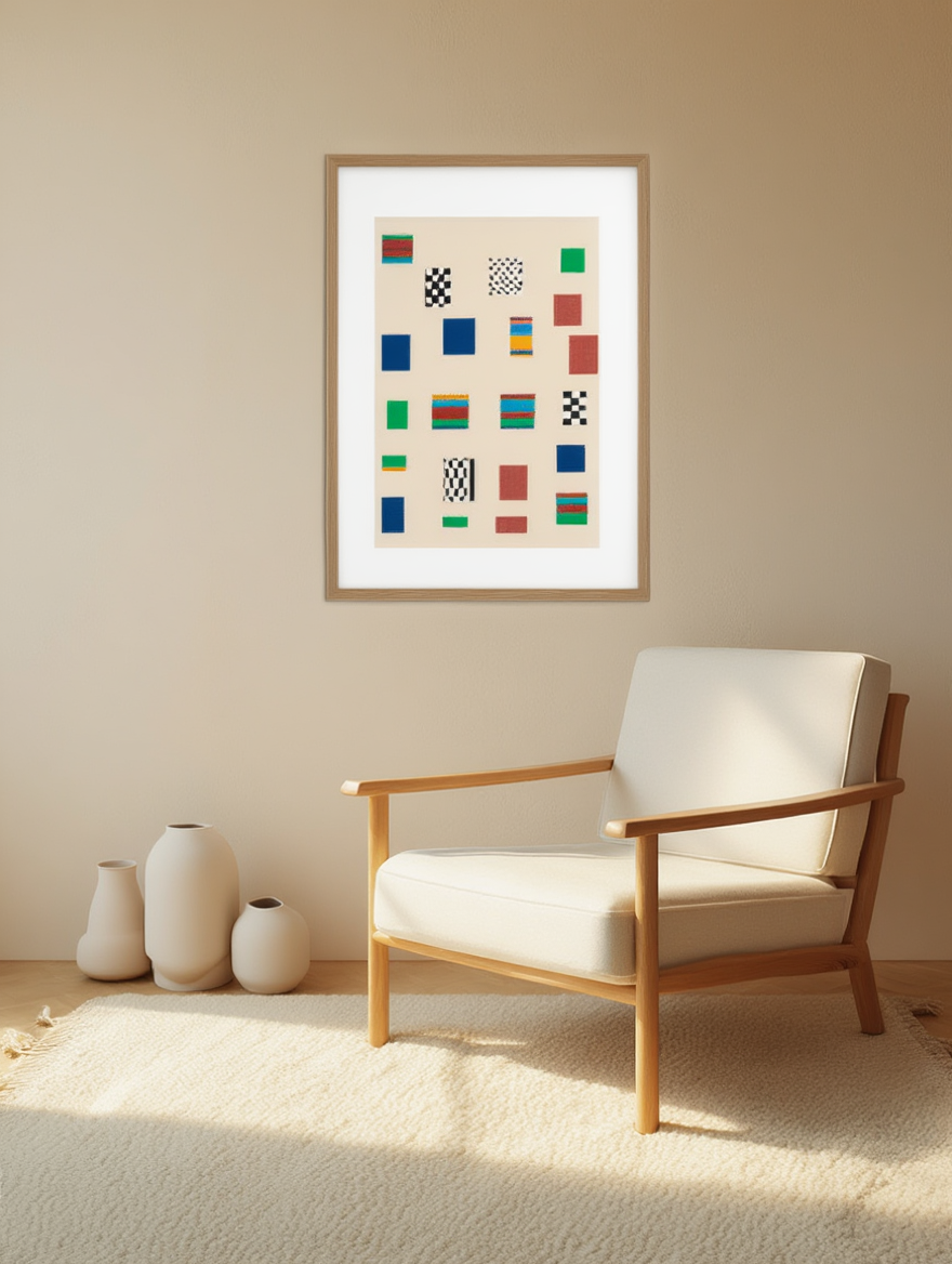 Fragmented Harmony – A Study in Lines and Angles