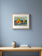 Les Pommes – Paul Cézanne Poster | Post-Impressionist Still Life Art Print