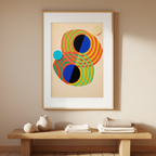 Relief; Rhythms (1932) by Robert Delaunay – Orphist Modern Art Print