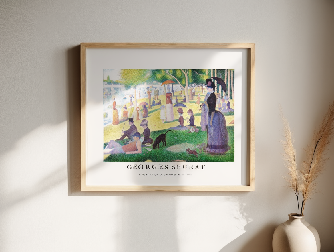 Georges Seurat – A Sunday on La Grande Jatte - Iconic Pointillist Masterpiece Print