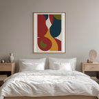 Shapes in Motion – Minimalist Abstract Print