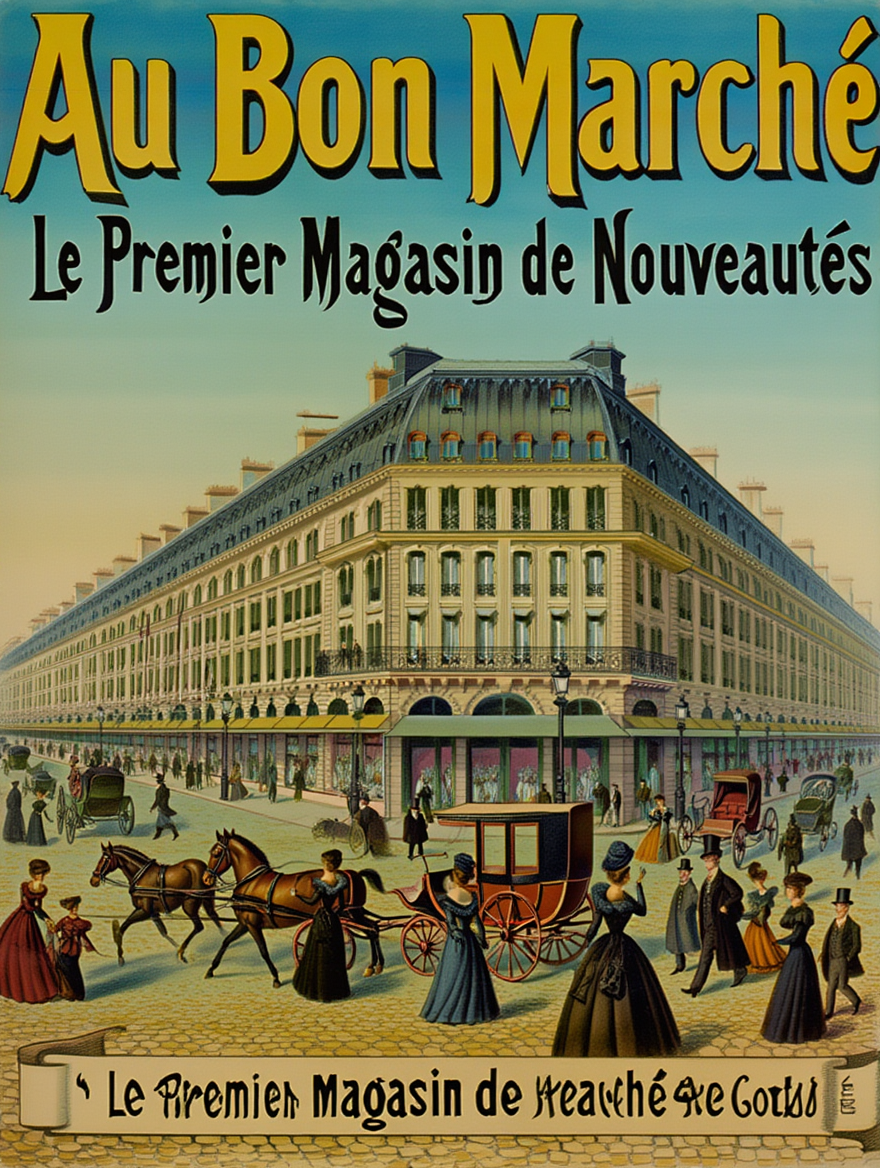 Vintage French Magazine Posters – 4 Prints | Mix & Match Wall Art