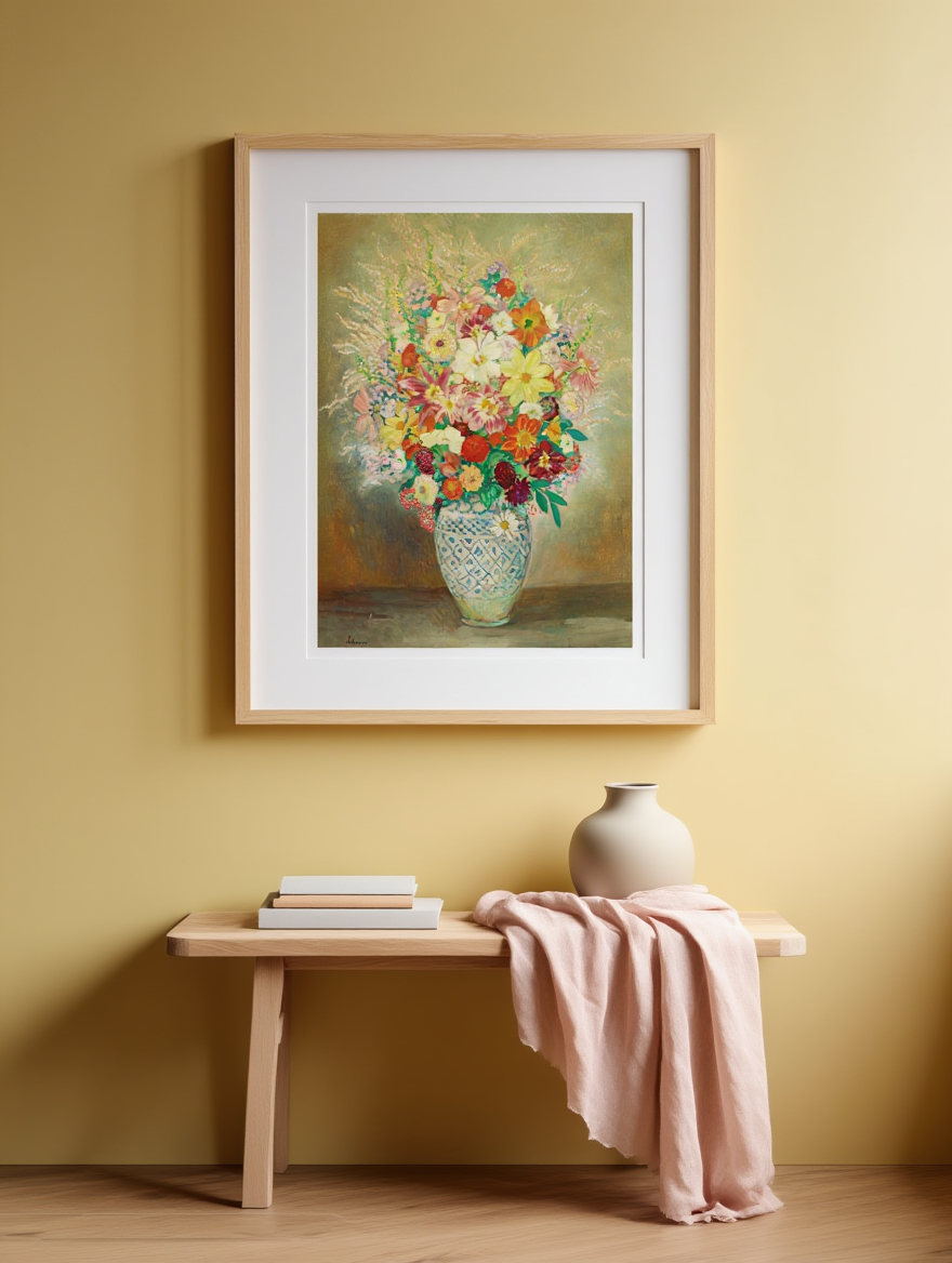 Henri Lebasque - Composition Florale Aux Dahlias