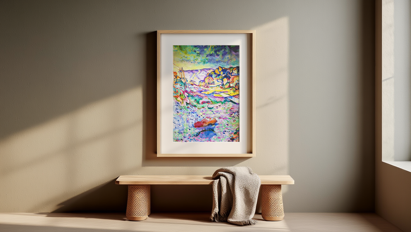 L'Estraque – Georges Braque (1906) | Paysage cubiste primitif