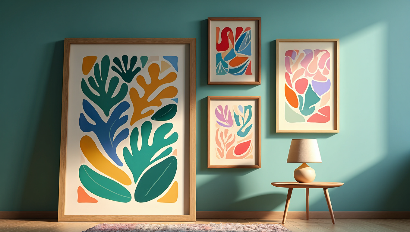 Matisse Artistic – Bedroom Set of 4 Prints