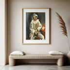 Pierrot by Pablo Picasso – Vintage Spanish Cubist/Neo-Classical Art Print - Hakyarts