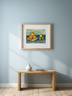 Les Pommes – Paul Cézanne Poster | Post-Impressionist Still Life Art Print