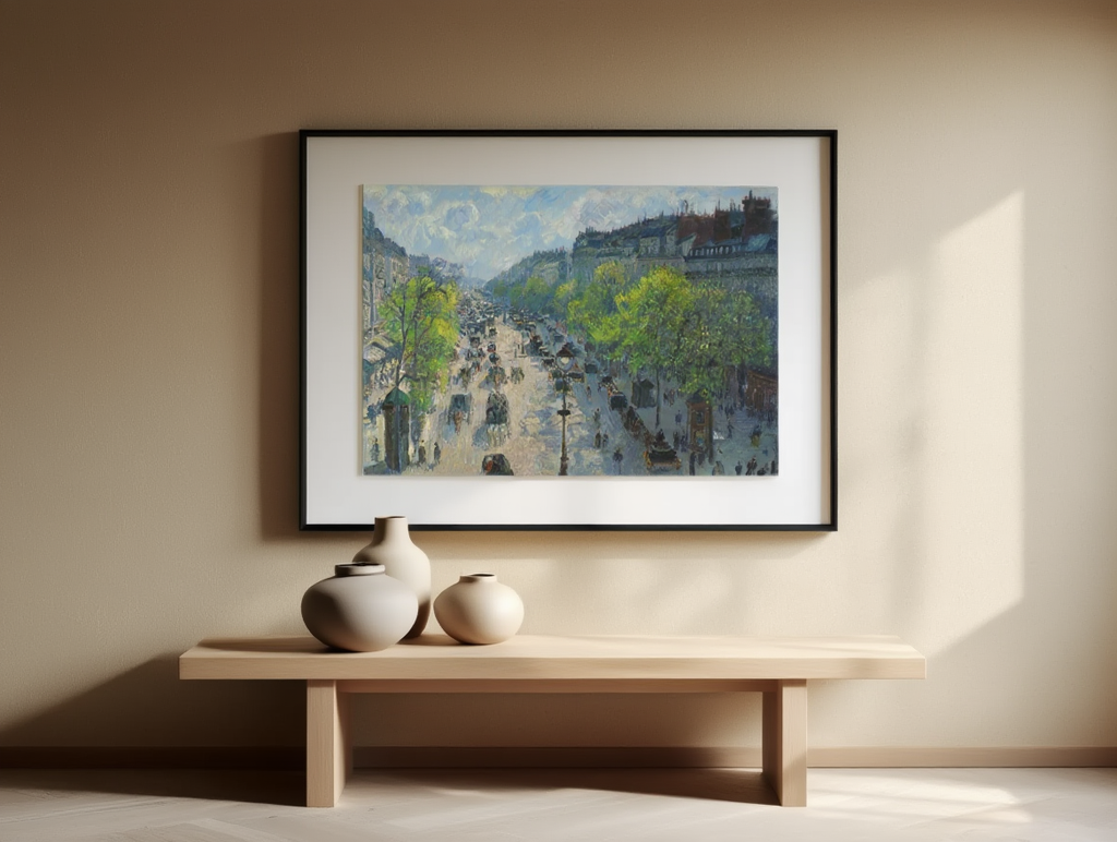 Camille Pissarro - Boulevard Montmartre, Spring